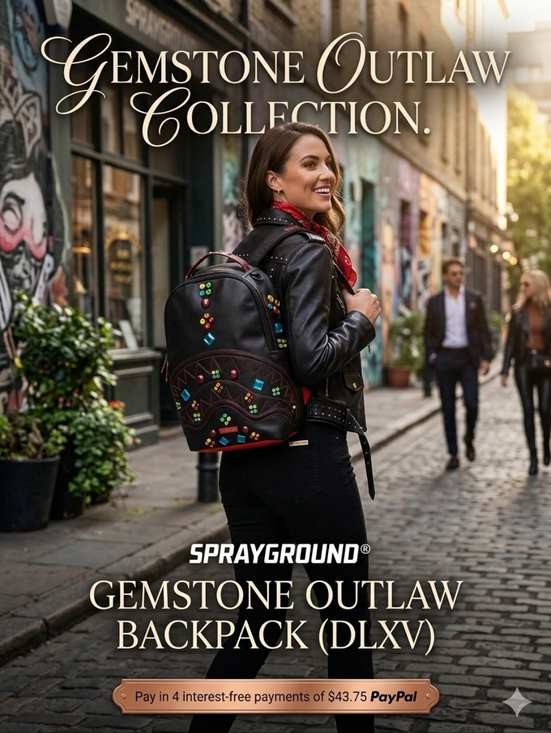 Sprayground Handbags - 🌜SPRAYGROUND🌛 Gemstone Outlaw Backpack (DLXV)